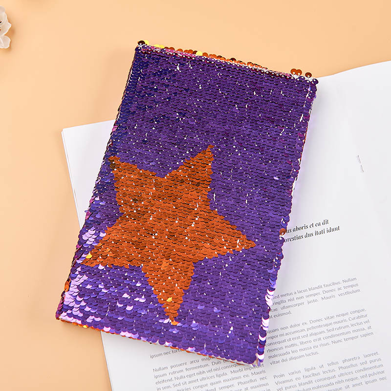 A5 sequins hardcover with design  Computerized embroidery notebook D-39029